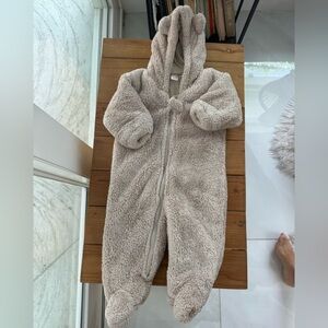 Next brand bear onesie snow winter suit size 6-9mos